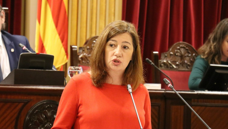 Francina Armengol compareix al Parlament. Europa Press