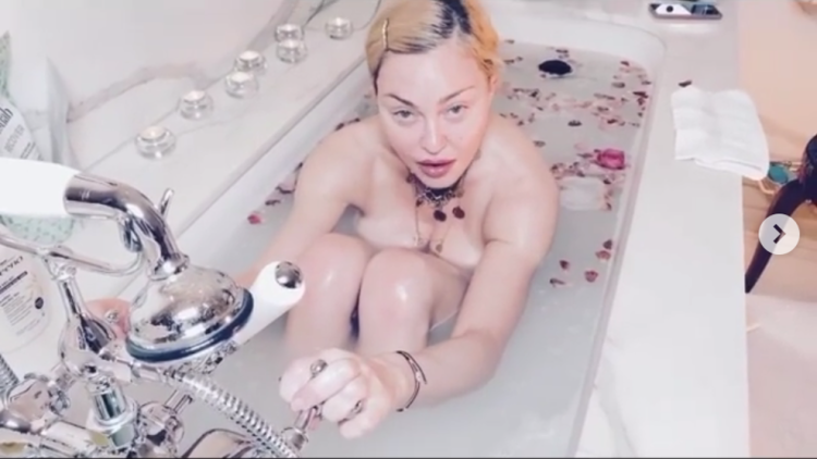 Madonna, en el seu missatge a xarxes socials.