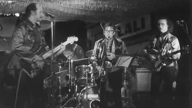 Concert al barri de Gràcia el 1989. Doménec Umbert / Arxiu EL TEMPS