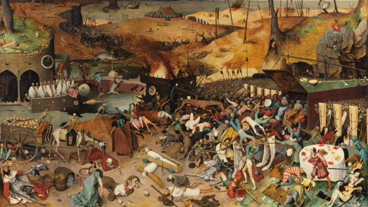 El triomf de la Mort. Pieter Brueghel el Vell, h. 1562.