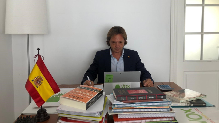 Jorge Campos, líder de Vox a les Illes Balears. Europa Press