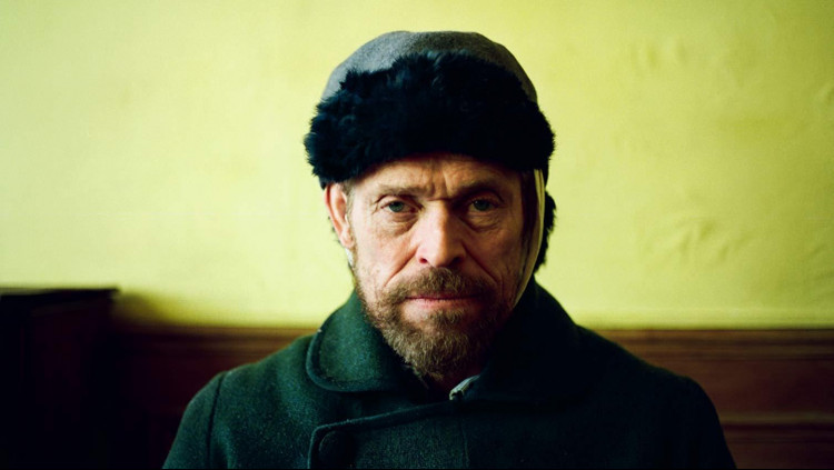Williem Dafoe caracteritzat de Vicent Van Gogh