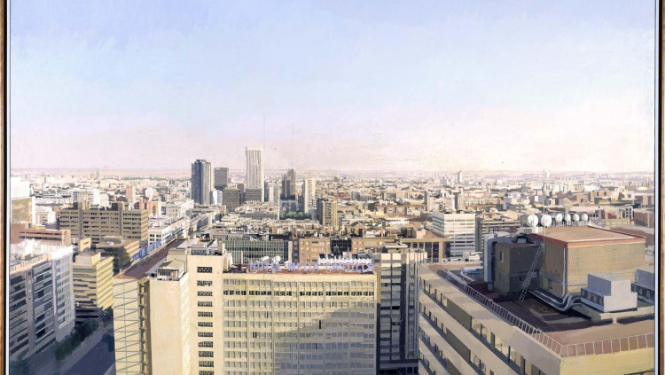 Madrid desde Capitán Haya. Antonio López García, 1987-1996