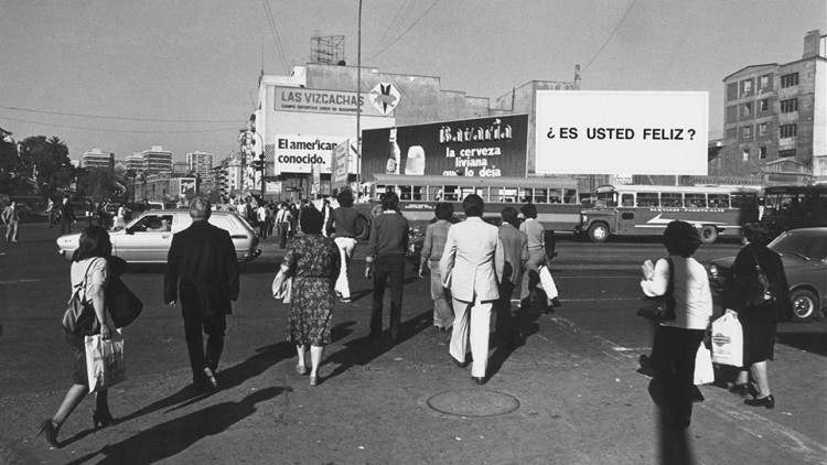 Alfredo Jaar, "Estudios sobre la felicidad", 1981