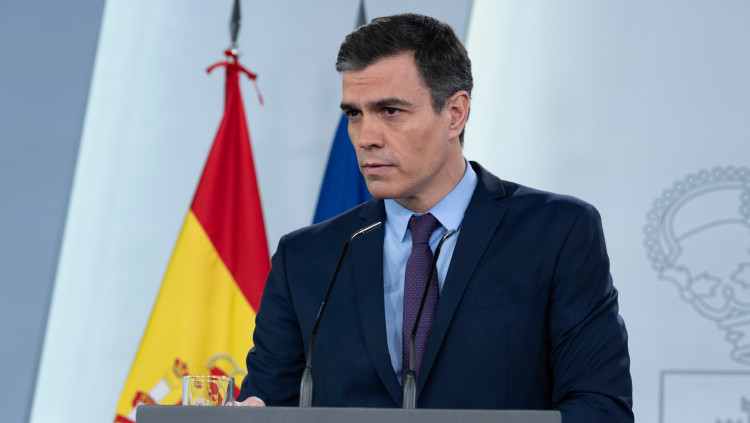 Pedro Sánchez compareix en roda de premsa. Agència Catalana de Notícies