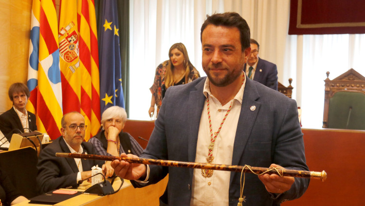 Àlex Pastor és investit alcalde de Badalona. Agència Catalana de Notícies