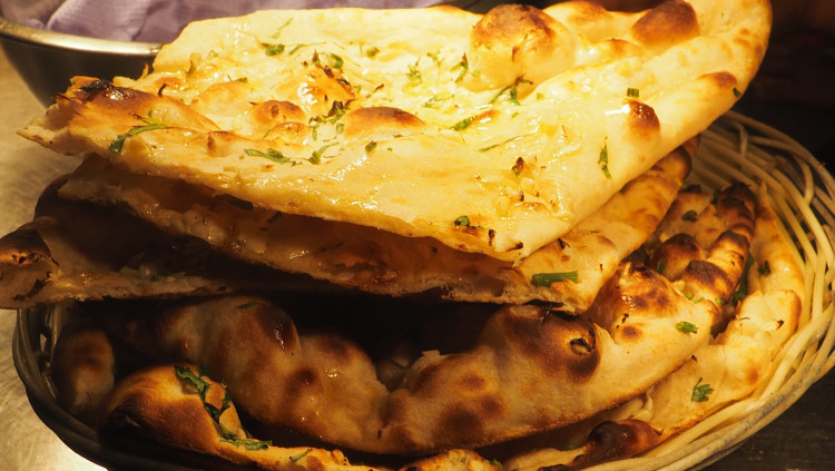 Naan, un pa típic del nord de l'Índia i del Pakistan