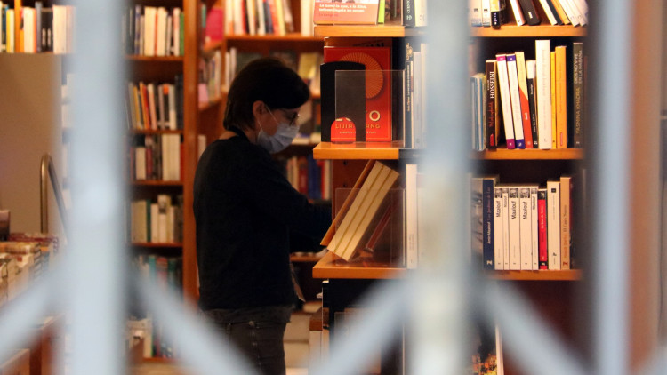 La llibreria Laie de Barcelona, tancada aquest Sant Jordi.. ACN