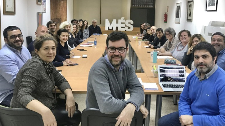 Imatge d'una reunió de Més per Mallorca. Europa Press