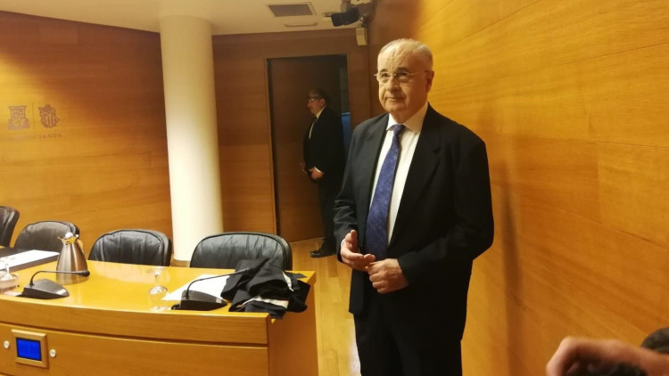 Rafael Blasco a les Corts Valencianes en una imatge d'arxiu. Europa Press