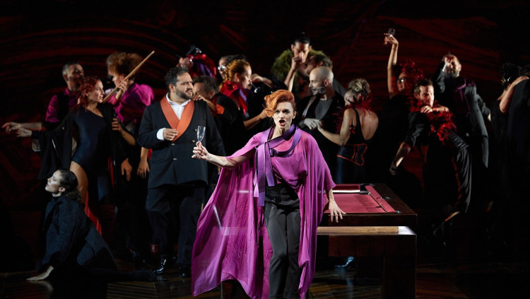 Representació de la Traviata al festival de Peralada. Europa Press