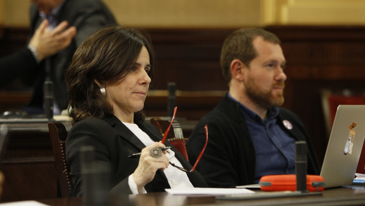Margalida Capellà al Parlament de les Illes Balears. Europa Press