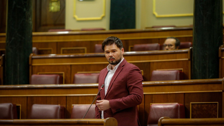 El portaveu d'Esquerra Republicana al Congrés, Gabriel Rufián. Agència Catalana de Notícies