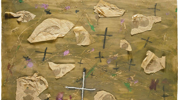 Collage de les creus (1947), d'Antoni Tàpies