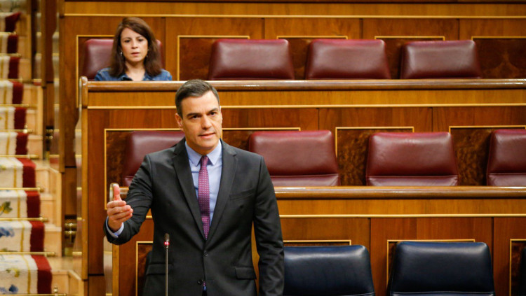 Pedro Sánchez compareix al Congrés dels Diputats. Agència Catalana de Notícies