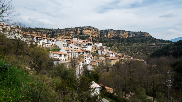 Vallibona, a la comarca dels Ports, no arriba a la cinquantena d'habitants. A l'agost pot arribar als 1.000 residents/DAVID GIL
