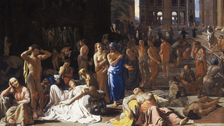 'La pesta d'Atenes', quadre de Michiel Sweerts, del 1652