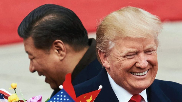Xi Jinping i Donald Trump. Der Spiegel