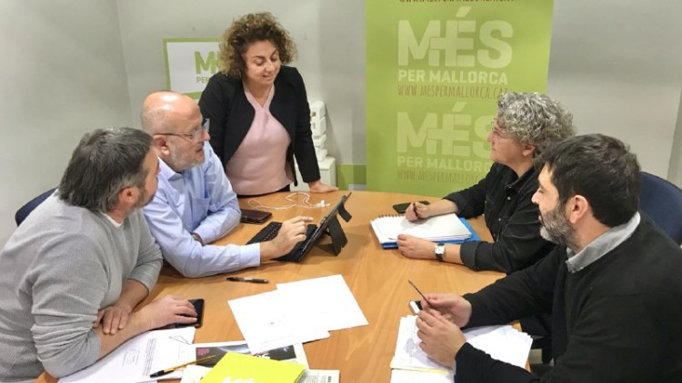 Reunió de membres de Més per Mallorca. Europa Press