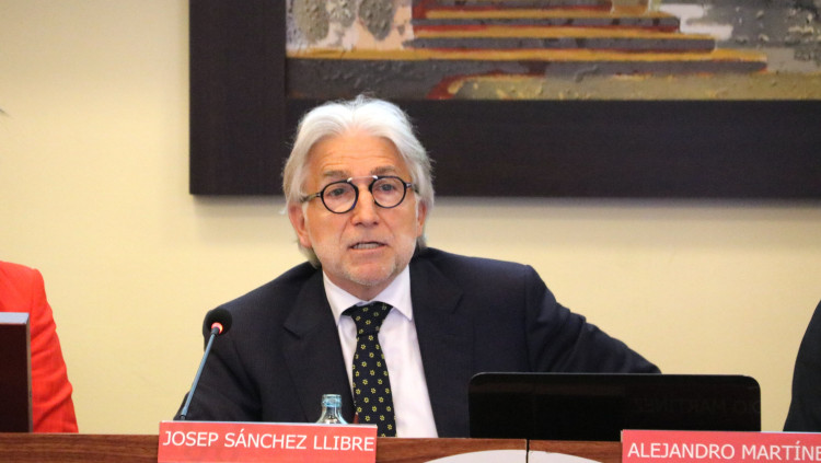 Josep Sánchez Llibre, president de Foment del Treball. Agència Catalana de Notícies