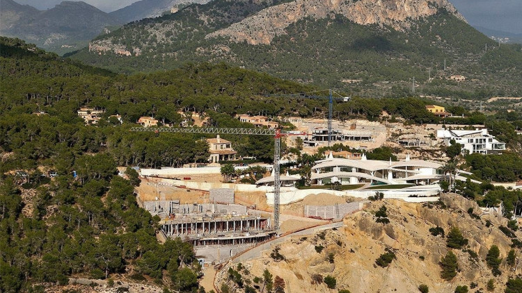Imatge d'una construcció polèmica a Mallorca. Europa Press