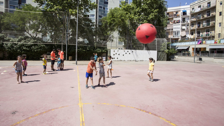 Casal d'estiu T'estiu molt de l'Ajuntament de Barcelona l'any 2018. Ajuntament de Barcelona