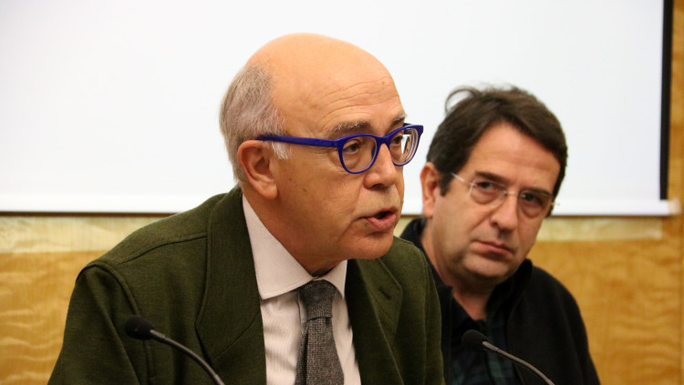 Joan-Anton Margall, galerista de la Sala Parés de Barcelona. Agència Catalana de Notícies
