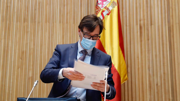 El ministre de Sanitat, el socialista Salvador Illa| Europa Press
