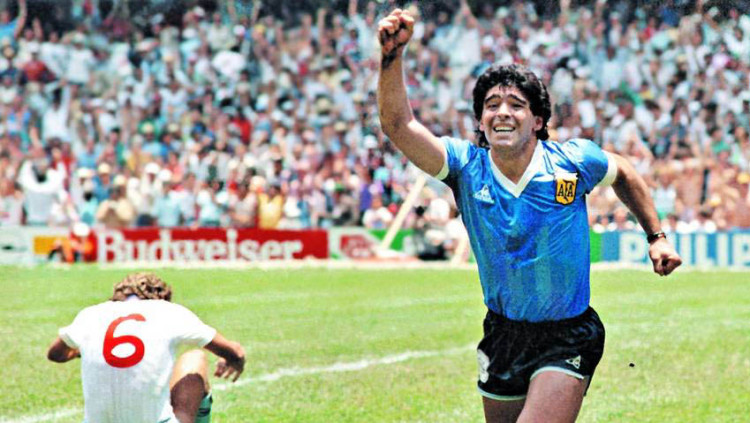 Maradona celebra un gol en el mundial del 1986. Europa Press