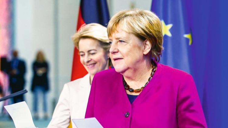 La cancellera alemanya Angela Merkel i la presidenta de la Comissió Europea Ursula Von der Leyen. Der Spiegel