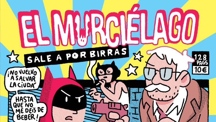 "Portada d''El Murciélago sale a por birras', d'Álvaro Ortiz". Imatge: Astiberri.