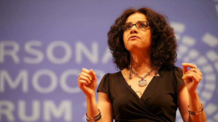 L'activista egípcia Mona el Tahawy