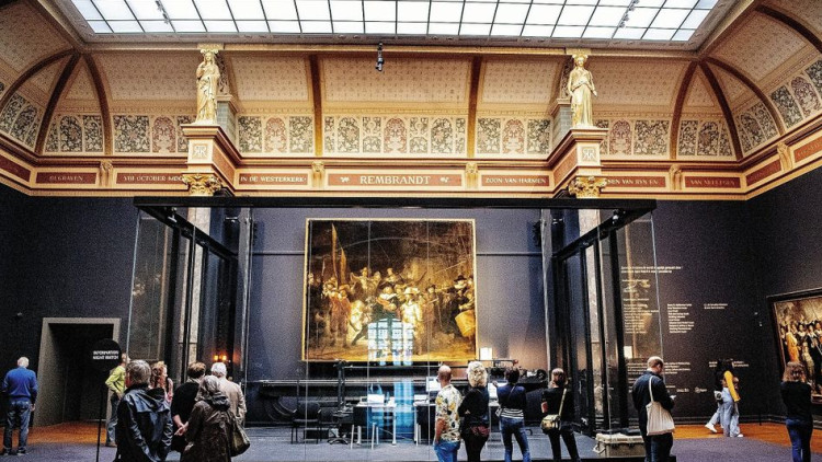 Museu Rijks d'Amsterdam. Der Spiegel