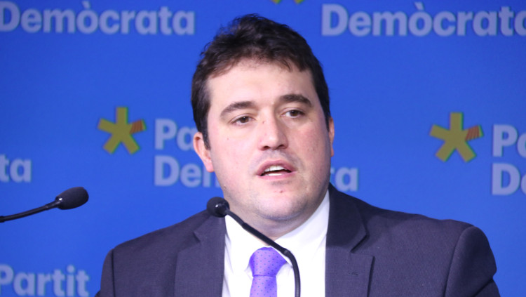David Bonvehí, president del PDeCAT. Agència Catalana de Notícies