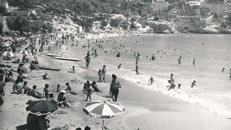 Platja de Portocristo el 1960. Antonio Verdugo / Flickr