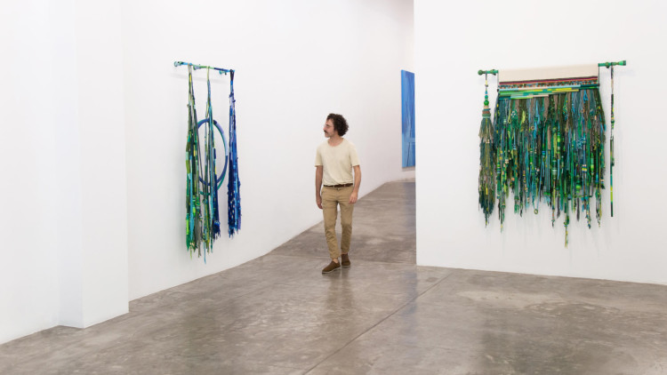 Vista de les obres de Xixe Paredes: Amazonía, 2019.Maria Fernanda Caballero.