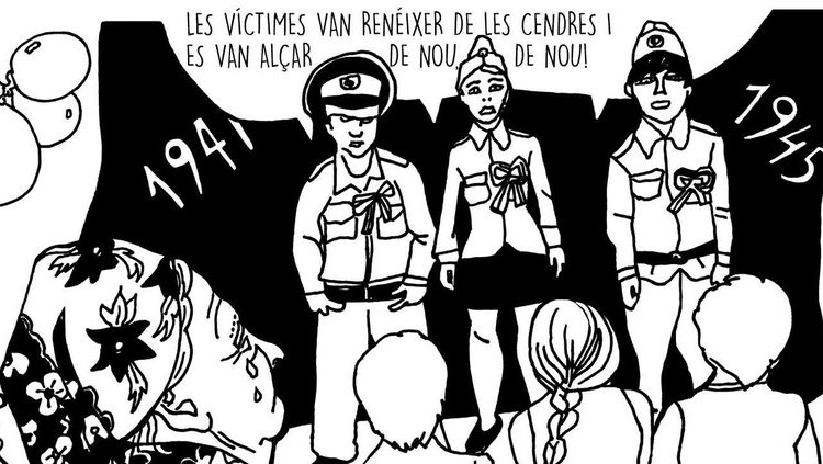 Il·lustració d''Altres Rússies', de Victoria Lomasko (Godall Edicions)