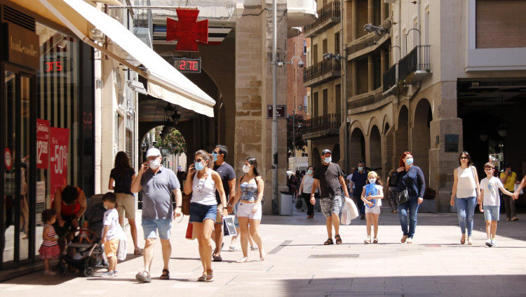 Carrer de Lleida. Agència Catalana de Notícies