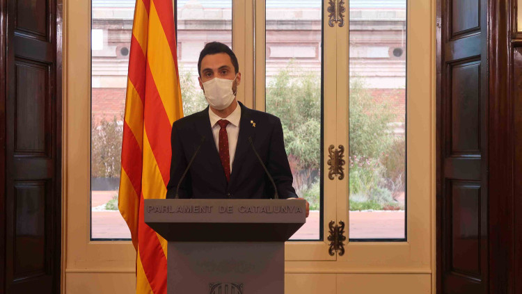Roger Torrent, president del Parlament de Catalunya. Europa Press