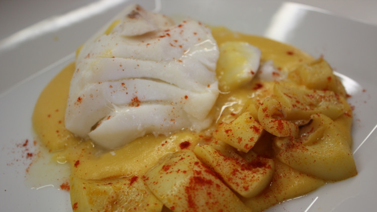Plat de bacallà skrei