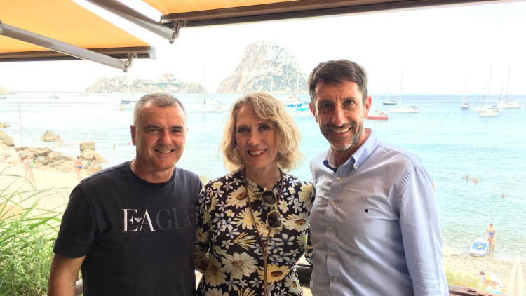 Representants del PI i de Más Eivissa. Europa Press