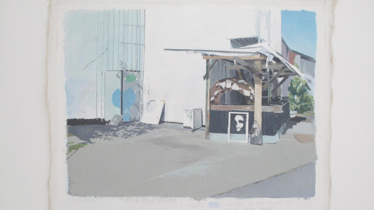 Pintura de Tomàs Pizà WhatHappenedwith Ludwig, 2014