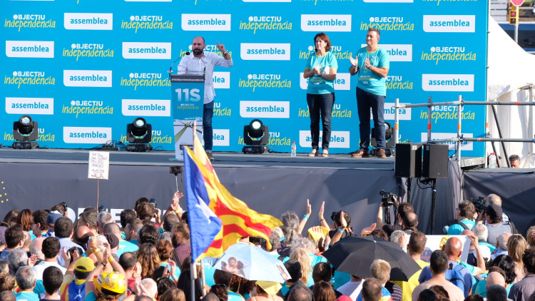 Imatge de la Diada de 2019. Agència Catalana de Notícies