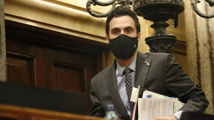 Roger Torrent, president del Parlament de Catalunya, un dels investigats per NSO Group. Agència Catalana de Notícies