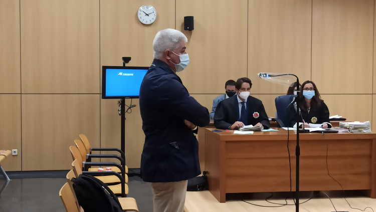 L'exdirector general de RTVV, José López Jaraba, durant la seua declaració al judici pels sobrecostos audiovisuals| Europa Press