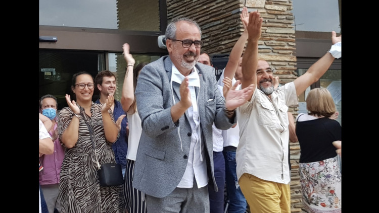 Nicolas Garcia celebra la recuperació de la batllia d'Elna