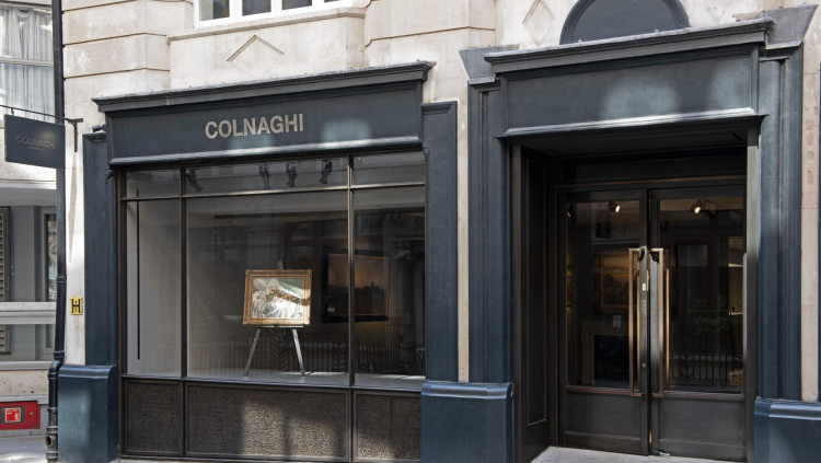 Vista exterior galeria Colnaghi. Londres