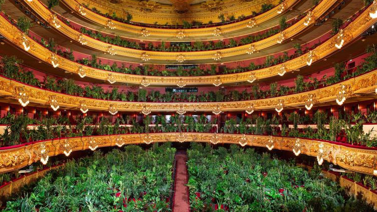 Concert per a 2600 plantes al Liceu de Barcelona, per reflexar la situació del sector després del confinament. Europa Press