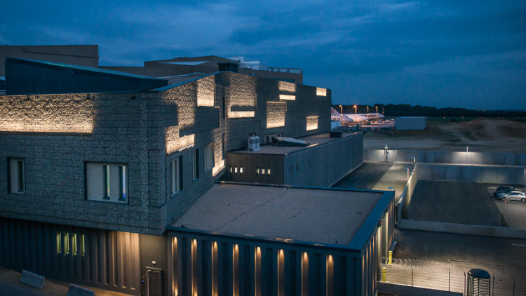 Exterior del Le Free Port de Luxemburg.. LFPL