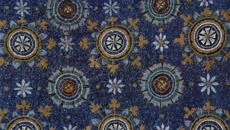 Mosaic de les voltes del Mausoleu de Gal·la Placídia a Ravenna (Itàlia)